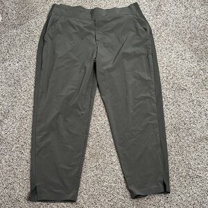 Athleta Brooklyn Active Pants in Dark Olive size 14p